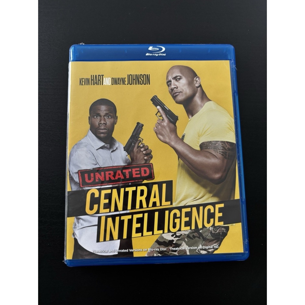 Central Intelligence (Blu-ray, 2016) Unrated‎ Edition, Kevin Hart Dwayne Johnson